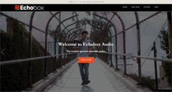 Desktop Screenshot of echoboxaudio.com